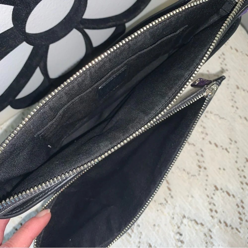 Coach Bramble Rose Crossbody Bag and Black Pouch - Picture 10 of 16